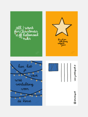 Kerstkaarten The Classic IV