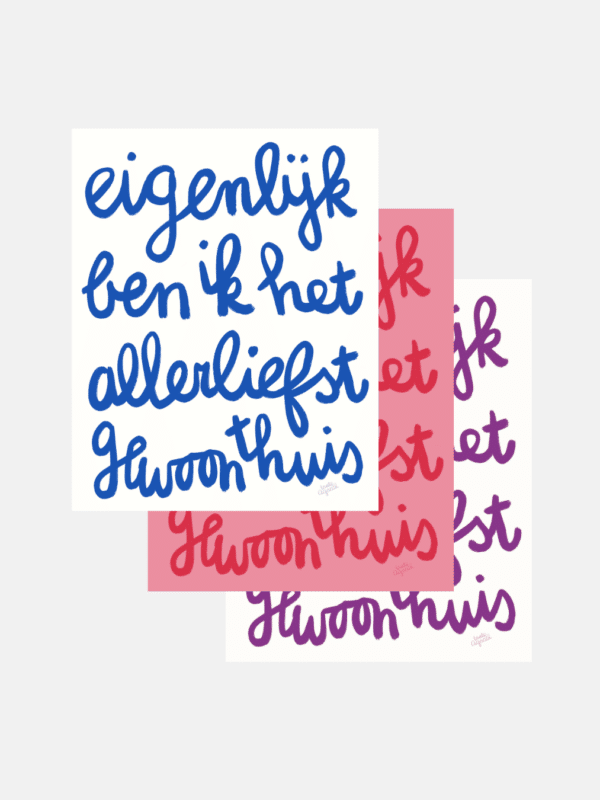 Gewoon thuis (print)