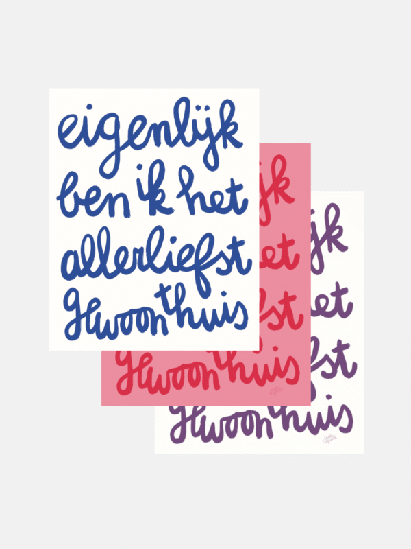 Gewoon thuis (print)