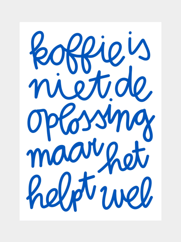 Koffie (print)